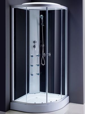 ตู้อาบน้ำฝักบัว Quadrant 1-1.2 มม. 900 มม. ประตูเดียว 35''X35''X85''