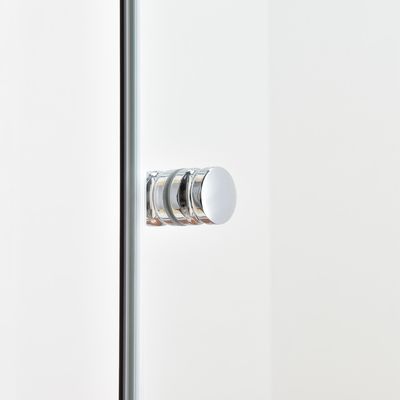 บานเลื่อนประตูห้องอาบน้ำ Frameless Pivot โครงอลูมิเนียม 900mm