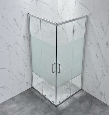 ฉากกั้นอาบน้ำสี่เหลี่ยมห้องน้ำ ISO9001 900x900x1900mm