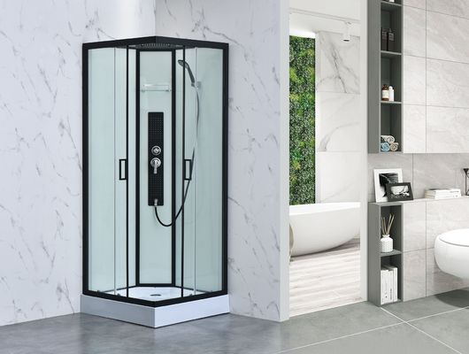 900x900x1900mm ห้องอาบน้ำ โครงตู้กระจกอลูมิเนียม