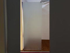 ใส Custom ทํา 8 มิลลิเมตร กระจกอาบน้ําสําหรับอาคารสํานักงาน