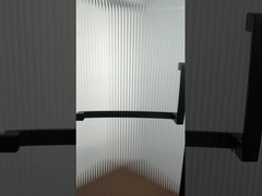 6 มิลลิเมตร กระจกแคบที่มีกรอบอัลลูมิเนียม สําหรับห้องน้ําที่ทันสมัยและมีสไตล์