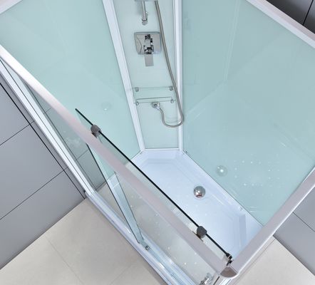 ตู้อาบน้ำฝักบัวเข้ามุมสี่เหลี่ยม 5 มม. 900x900x2150mm
