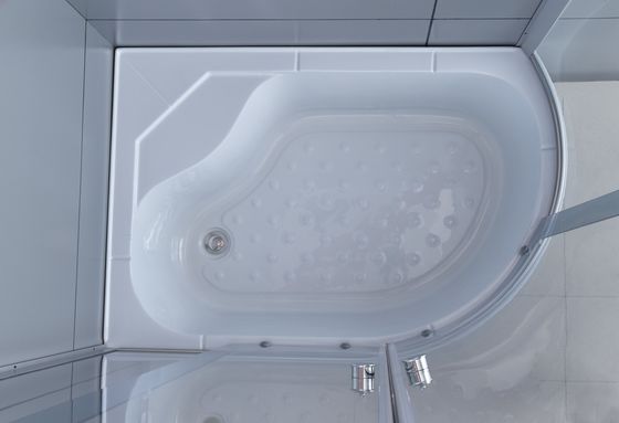โครงอลูมิเนียมตู้อาบน้ำฝักบัวในตัวห้องน้ำขนาดเล็ก 4mm 1200 × 800 × 1960mm