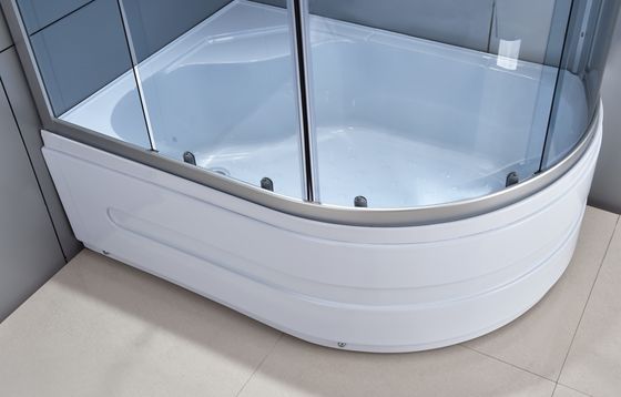 โครงอลูมิเนียมตู้อาบน้ำฝักบัวในตัวห้องน้ำขนาดเล็ก 4mm 1200 × 800 × 1960mm