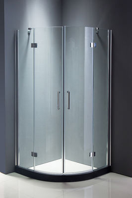 ห้องอาบน้ำกระจกโค้งเข้ามุม 800x800x1900mm