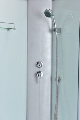 ตู้อาบน้ำฝักบัวแบบเปียกขนาด 900×900 มม. กระจกใส 6 มม